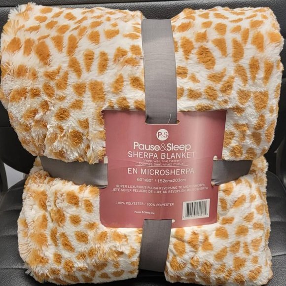 Pause and Sleep Other - Sherpa blanket